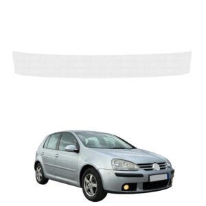 Bespalvė techninė apsauginė danga bagažinės slenksčiui Volkswagen Golf 5 hečbekas 5D (2003-2009) GRIZZ HeavyDuty Clear