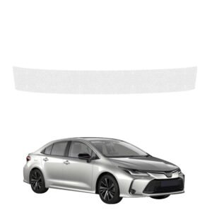 Bespalvė techninė apsauginė danga bagažinės slenksčiui Toyota Corolla Sedan (2022-2026) GRIZZ HeavyDuty Clear