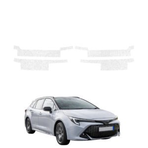 Komplektas 4w1 Bespalvė techninė apsauginė danga slenksčiams Toyota Corolla universalas (2019-2022) GRIZZ HeavyDuty Clear
