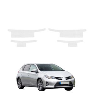 Komplektas 4w1 Bespalvė techninė apsauginė danga slenksčiams Toyota Auris (2012-2015) GRIZZ HeavyDuty Clear