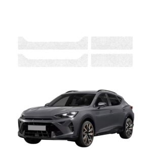 Komplektas 4w1 Balta techninė apsauginė danga slenksčiams Cupra Formentor Facelift (2024-2026) GRIZZ HeavyDuty White