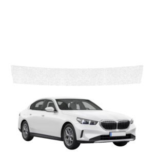 Balta techninė apsauginė danga bagažinės slenksčiui BMW 5 Sedan G60 520i (2024-2026) GRIZZ HeavyDuty White