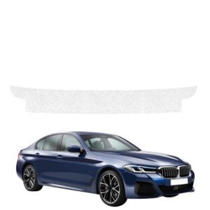 Balta techninė apsauginė danga bagažinės slenksčiui BMW 5 G30 Sedan (2023-2026) GRIZZ HeavyDuty White