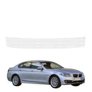 Balta techninė apsauginė danga bagažinės slenksčiui BMW 5 F10 Sedan LCI (2012-2017) GRIZZ HeavyDuty White
