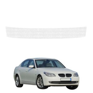 Balta techninė apsauginė danga bagažinės slenksčiui BMW 5 E60 Sedan 4D (2007-2010) GRIZZ HeavyDuty White