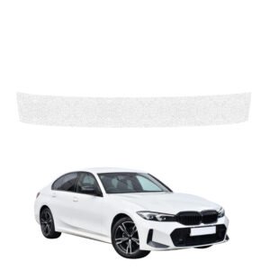 Balta techninė apsauginė danga bagažinės slenksčiui BMW 3 G20 Sedan (2022-2026) GRIZZ HeavyDuty White