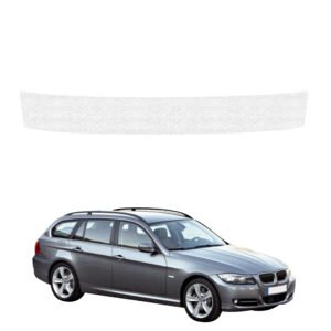 Balta techninė apsauginė danga bagažinės slenksčiui BMW 3 E91 universalas Pre-LCI (2004-2008) GRIZZ HeavyDuty White