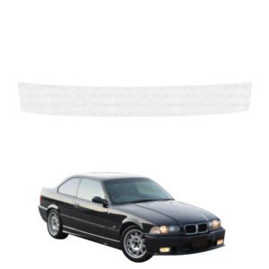Balta techninė apsauginė danga bagažinės slenksčiui BMW 3 E36 kupė (1991-1999) GRIZZ HeavyDuty White