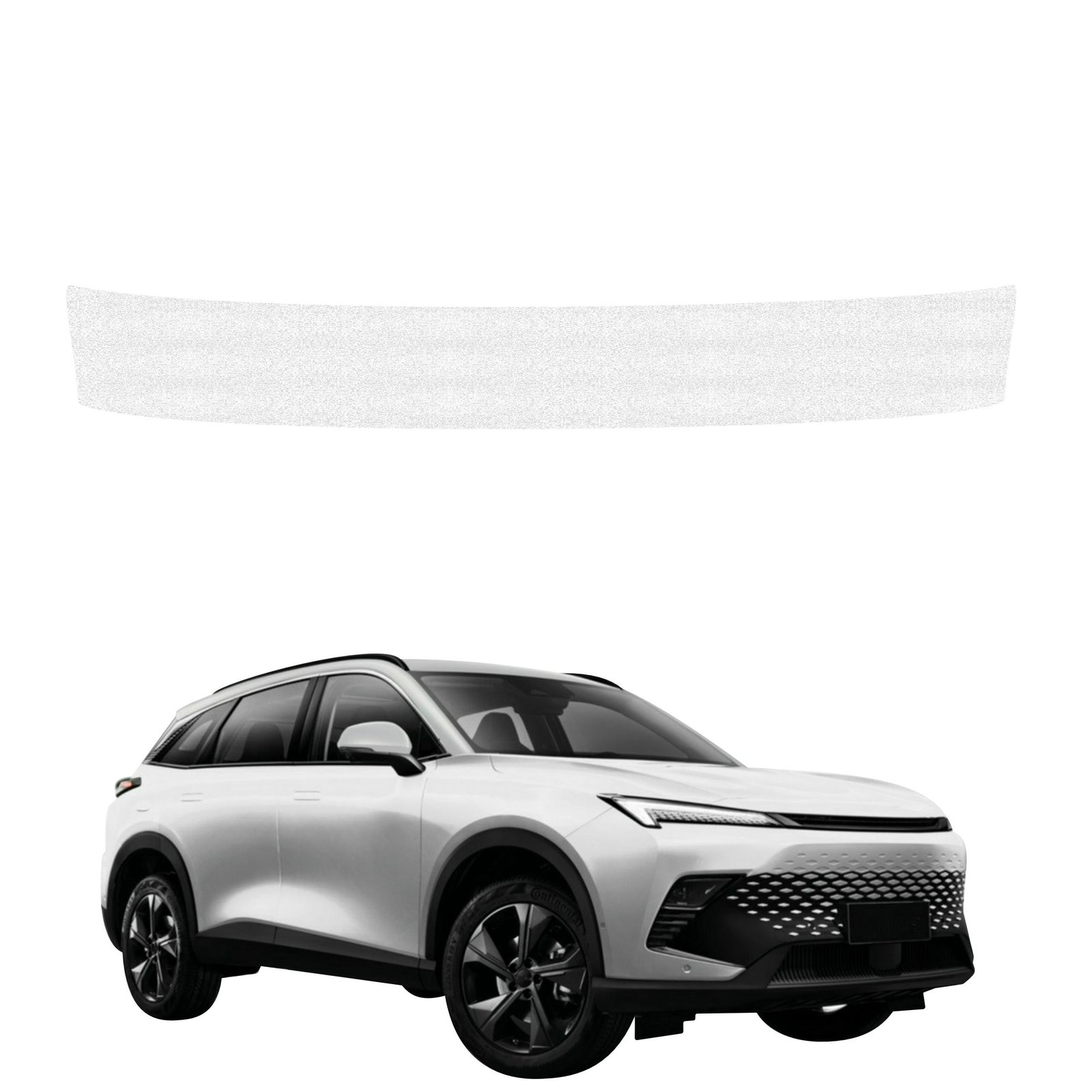Balta techninė apsauginė danga bagažinės slenksčiui BAIC BEIJING 5 (2023-2026) GRIZZ HeavyDuty White