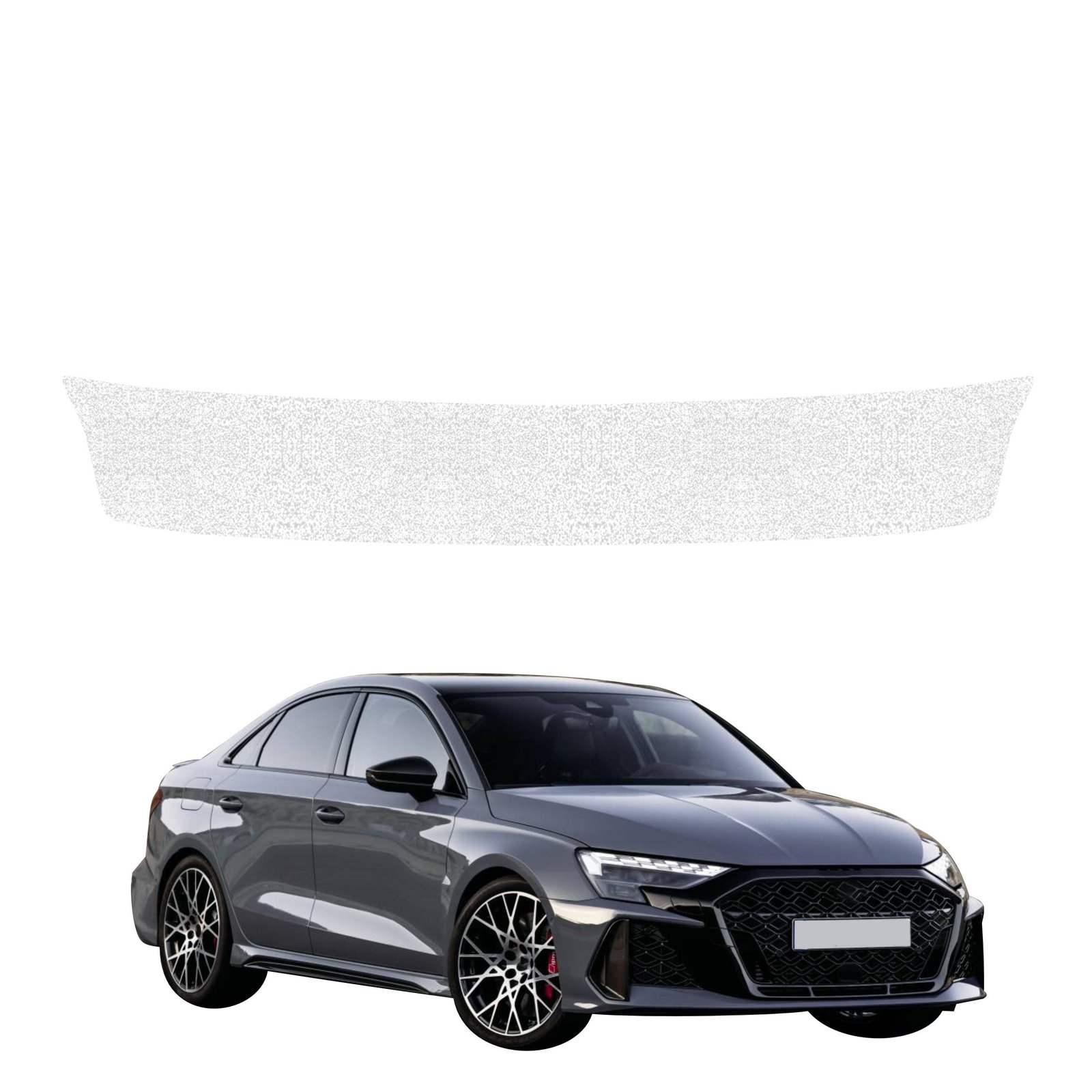 Balta techninė apsauginė danga bagažinės slenksčiui Audi RS3 (2025-2026) GRIZZ HeavyDuty White