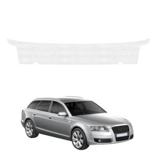 Balta techninė apsauginė danga bagažinės slenksčiui Audi A6 C6 Avant (2004-2008) GRIZZ HeavyDuty White