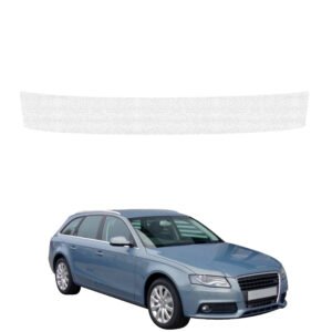 Balta techninė apsauginė danga bagažinės slenksčiui Audi A4 B8 Avant (2007-2011) GRIZZ HeavyDuty White