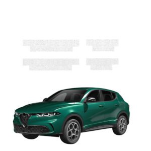 Komplektas 4w1 Balta techninė apsauginė danga slenksčiams Alfa Romeo Tonale (2022-2026) GRIZZ HeavyDuty White