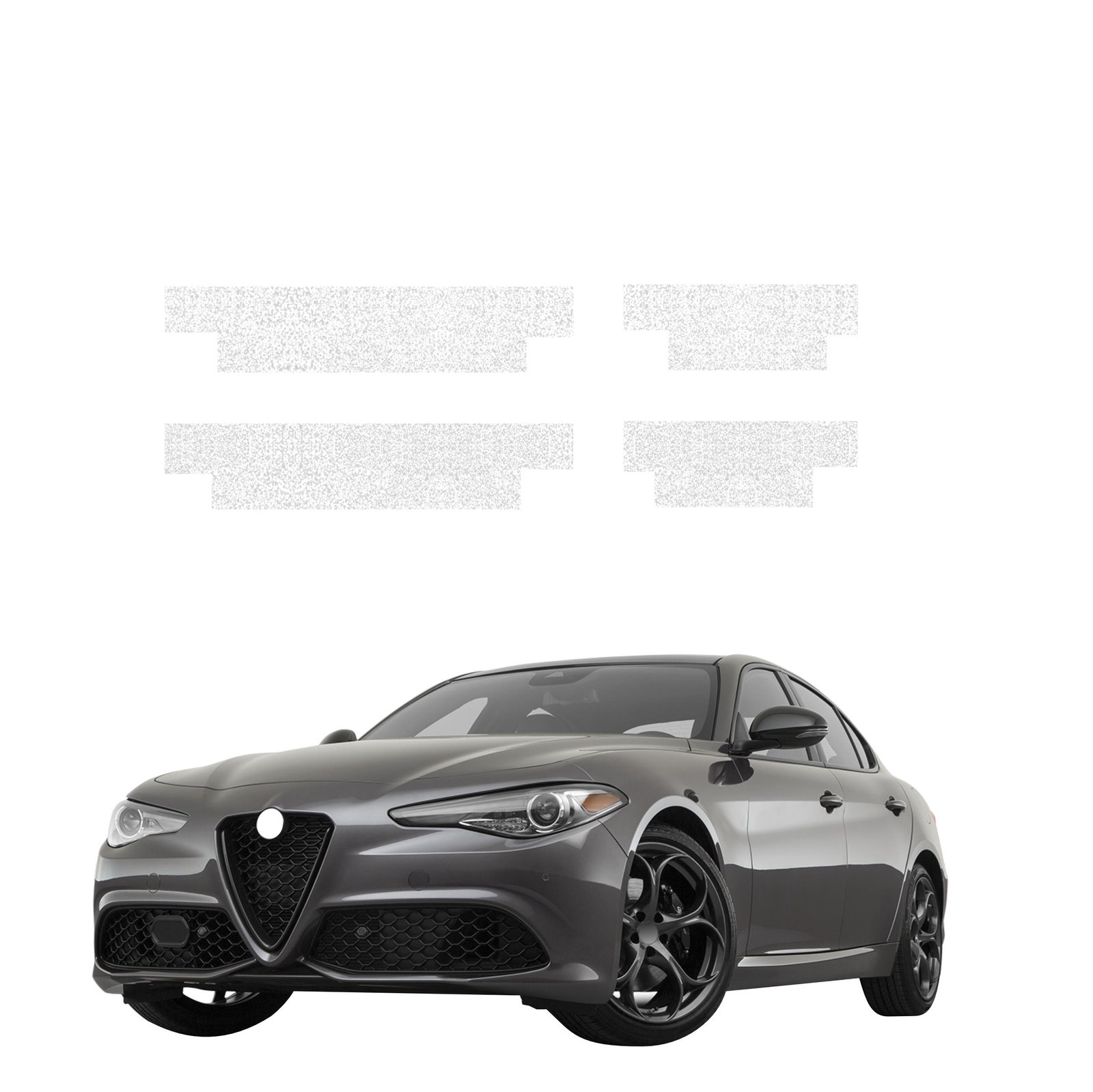Komplektas 4w1 Balta techninė apsauginė danga slenksčiams Alfa Romeo Giulia (2023-2026) GRIZZ HeavyDuty White