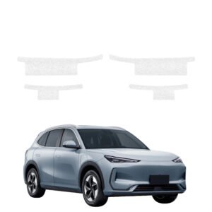 Komplektas 4w1 Balta techninė apsauginė danga slenksčiams Geely EX5 (2025-2026) GRIZZ HeavyDuty White