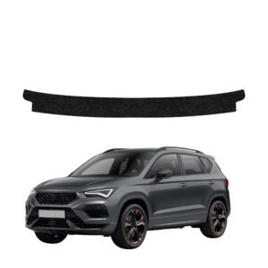 Juoda techninė apsauginė danga bagažinės slenksčiui Cupra Ateca (2020-2026) GRIZZ HeavyDuty Black