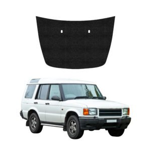 Juoda techninė apsauginė danga variklio dangčiui Land Rover Discovery 2 (1998-2004) GRIZZ HeavyDuty Black