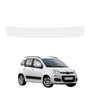 Balta techninė apsauginė danga bagažinės slenksčiui Fiat Panda 3 hečbekas 5D (2011-2016) GRIZZ HeavyDuty White
