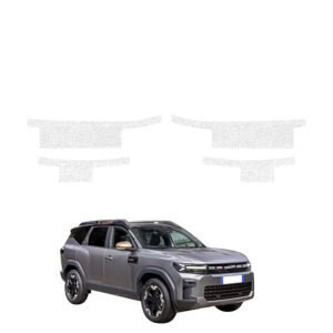 Komplektas 4w1 Balta techninė apsauginė danga slenksčiams Dacia Bigster (2025-2026) GRIZZ HeavyDuty White