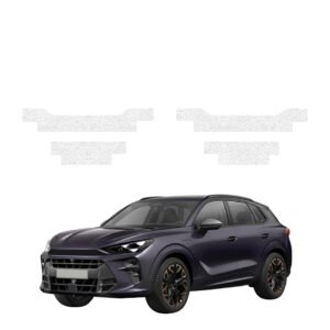 Komplektas 4w1 Balta techninė apsauginė danga slenksčiams Cupra Terramar (2024-2026) GRIZZ HeavyDuty White