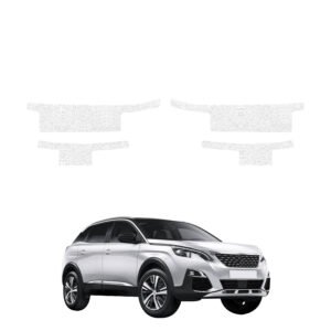 Komplektas 4w1 Balta techninė apsauginė danga slenksčiams Peugeot 3008 (2016-2024) GRIZZ HeavyDuty White
