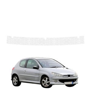 Balta techninė apsauginė danga bagažinės slenksčiui Peugeot 206 (1998-2009) GRIZZ HeavyDuty White
