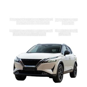 Komplektas 4w1 Balta techninė apsauginė danga slenksčiams Nissan Qashqai 3 (2021-2024) GRIZZ HeavyDuty White