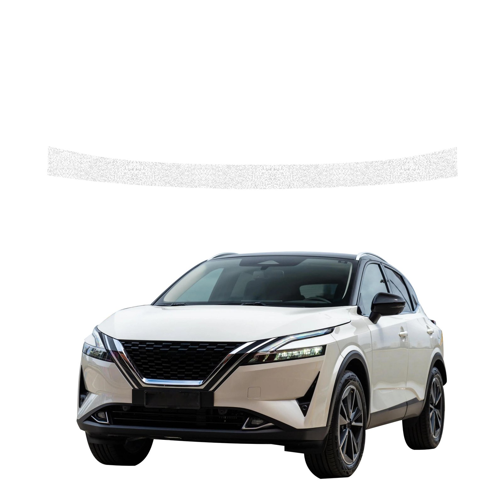 Balta techninė apsauginė danga bagažinės slenksčiui Nissan Qashqai 3 (2021-2024) GRIZZ HeavyDuty White