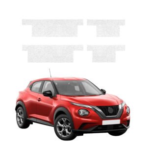 Komplektas 4w1 Balta techninė apsauginė danga slenksčiams Nissan Juke Facelift (2024-2026) GRIZZ HeavyDuty White