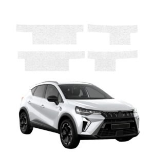 Komplektas 4w1 Balta techninė apsauginė danga slenksčiams Mitsubishi ASX Facelift (2024-2026) GRIZZ HeavyDuty White
