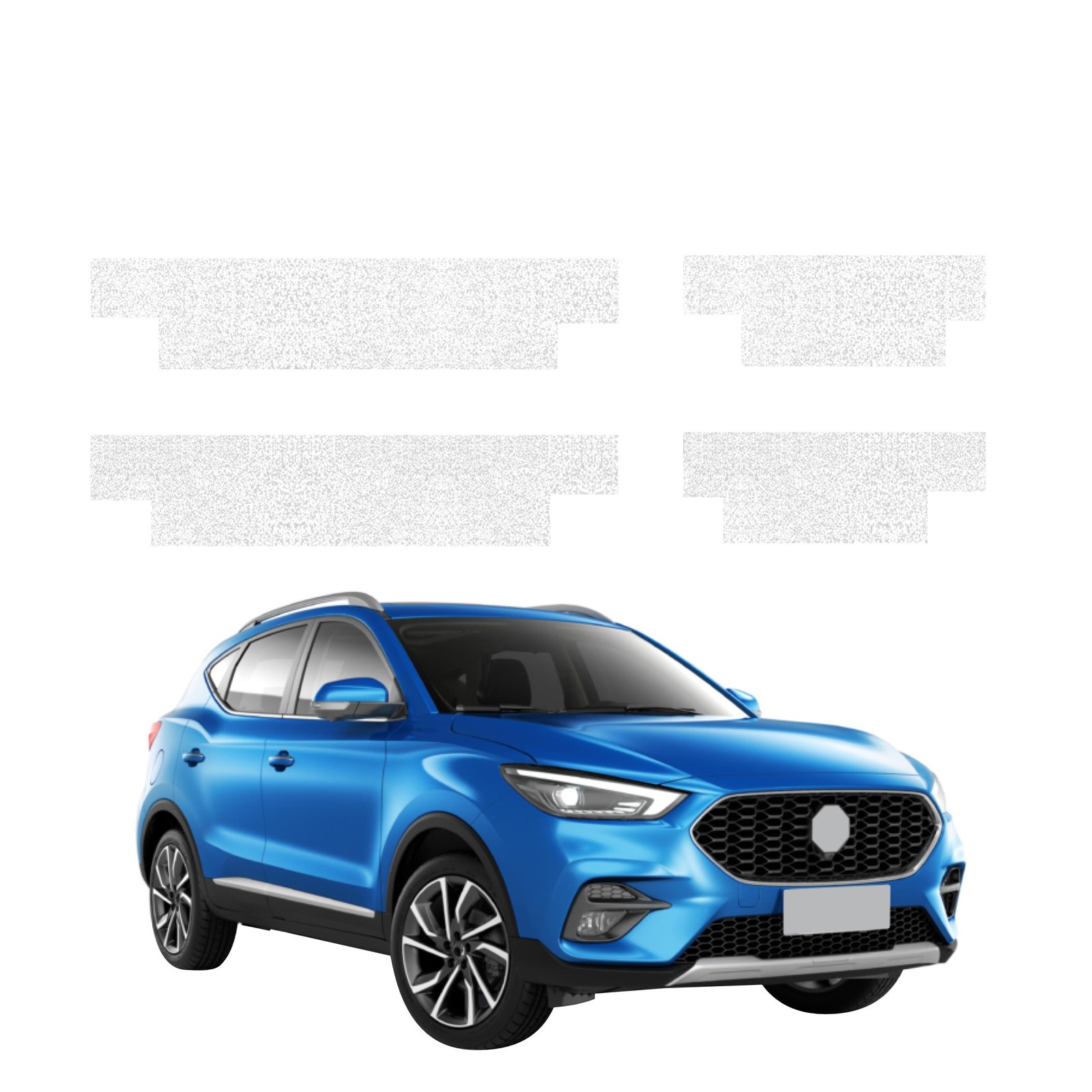Komplektas 4w1 Balta techninė apsauginė danga slenksčiams MG ZS Classic (2019-2025) GRIZZ HeavyDuty White