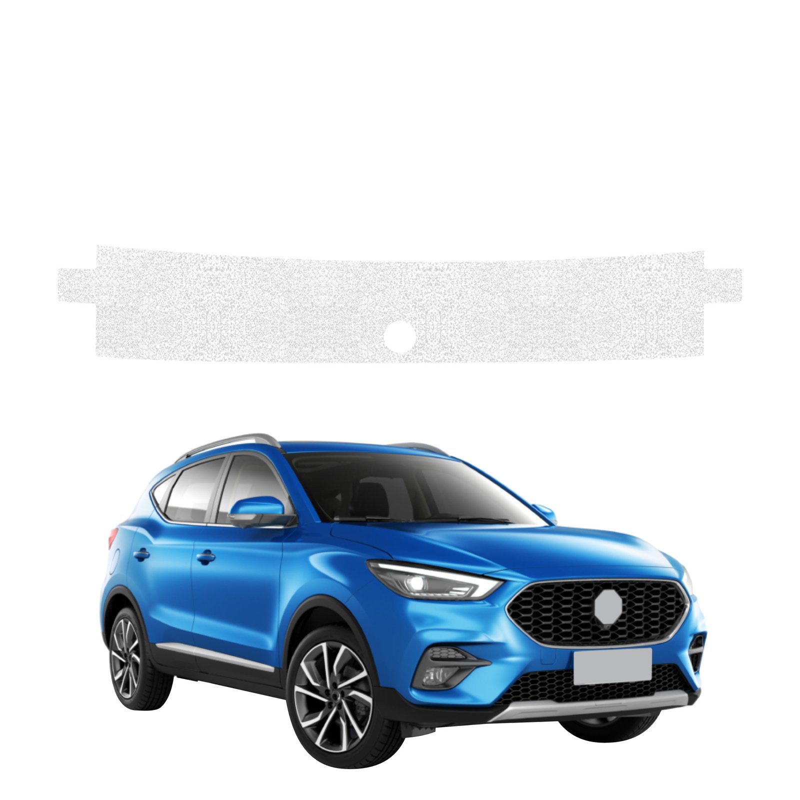 Balta techninė apsauginė danga bagažinės slenksčiui MG ZS Classic (2019-2025) GRIZZ HeavyDuty White