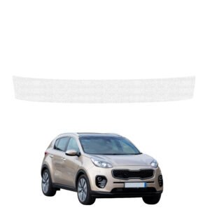 Balta techninė apsauginė danga bagažinės slenksčiui Kia Sportage 4 (2018-2021) GRIZZ HeavyDuty White