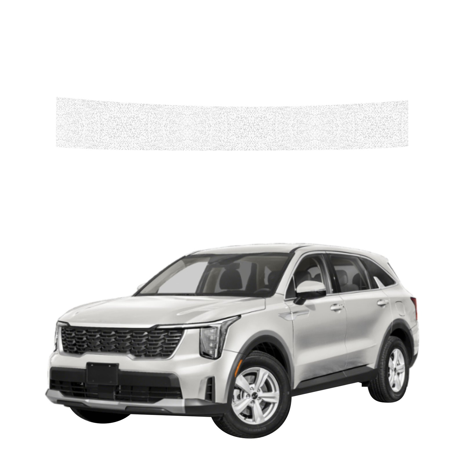 Balta techninė apsauginė danga bagažinės slenksčiui Kia Sorento (2023-2026) GRIZZ HeavyDuty White