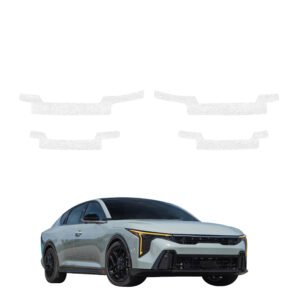 Komplektas 4w1 Balta techninė apsauginė danga slenksčiams Kia K4 (2025-2026) GRIZZ HeavyDuty White