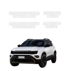 Komplektas 4w1 Balta techninė apsauginė danga slenksčiams Jeep Avenger (2023-2026) GRIZZ HeavyDuty White