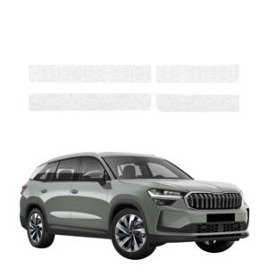 Komplektas 4w1 Balta techninė apsauginė danga slenksčiams Skoda Kodiaq 2 (2024-2026) GRIZZ HeavyDuty White