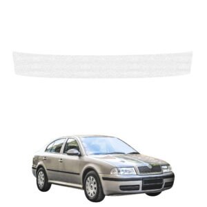 Balta techninė apsauginė danga bagažinės slenksčiui Skoda Octavia (1996-2010) GRIZZ HeavyDuty White
