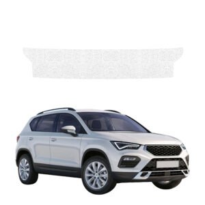 Balta techninė apsauginė danga bagažinės slenksčiui Seat Ateca (2020-2026) GRIZZ HeavyDuty White