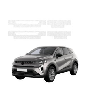 Komplektas 4w1 Balta techninė apsauginė danga slenksčiams Renault Symbioz (2024-2026) GRIZZ HeavyDuty White