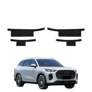 Komplektas 4w1 Juoda techninė apsauginė danga slenksčiams Chery Tiggo 9 (2025-2026) GRIZZ HeavyDuty Black