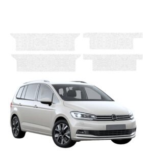 Komplektas 4w1 Balta techninė apsauginė danga slenksčiams Volkswagen Touran (2024-2026) GRIZZ HeavyDuty White
