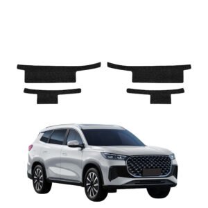Komplektas 4w1 Juoda techninė apsauginė danga slenksčiams Chery Tiggo 8 (2025-2026) GRIZZ HeavyDuty Black