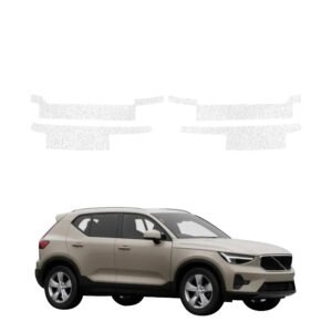 Komplektas 4w1 Balta techninė apsauginė danga slenksčiams Volvo XC40 (2022-2026) GRIZZ HeavyDuty White