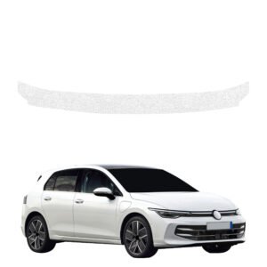 Balta techninė apsauginė danga bagažinės slenksčiui Volkswagen Golf 8 hečbekas (2024-2026) GRIZZ HeavyDuty White