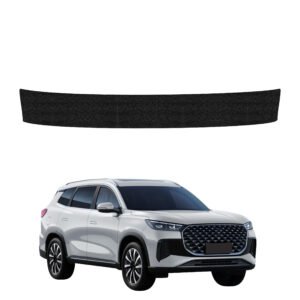 Juoda techninė apsauginė danga bagažinės slenksčiui Chery Tiggo 8 (2025-2026) GRIZZ HeavyDuty Black