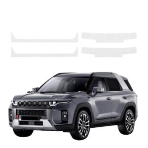 Komplektas 4w1 Balta techninė apsauginė danga slenksčiams SsangYong Torres (2024-2026) GRIZZ HeavyDuty White