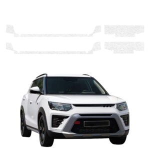 Komplektas 4w1 Balta techninė apsauginė danga slenksčiams SsangYong Tivoli (2023-2026) GRIZZ HeavyDuty White
