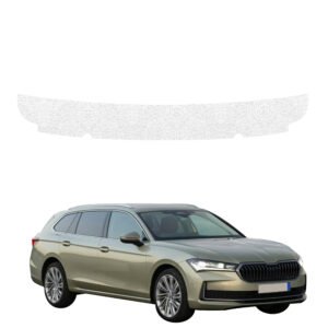 Balta techninė apsauginė danga bagažinės slenksčiui Skoda Superb 4 Combi (2024-2026) GRIZZ HeavyDuty White