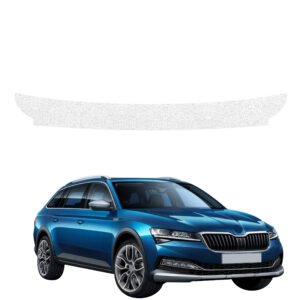 Balta techninė apsauginė danga bagažinės slenksčiui Skoda Superb 3 Combi (2019-2023) GRIZZ HeavyDuty White